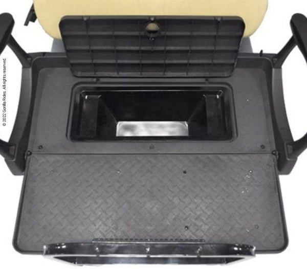 Golf Cart Cooler/Storage Box Rear Seat Kit Fits Madjax and Alpha/Havoc EV