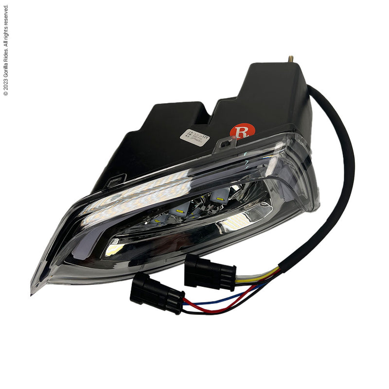 Golf Cart Headlight Passenger Fits Gorilla Rides EV V Series