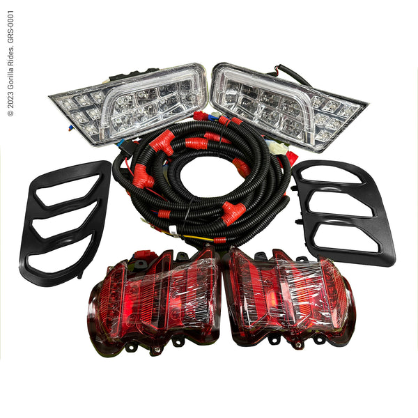 Golf Cart LED Lights Kit Compatible with Gorilla Rides - EV Titan - Vivid EV - Kodiak - Royal  EV - Yamaha G29 Drive