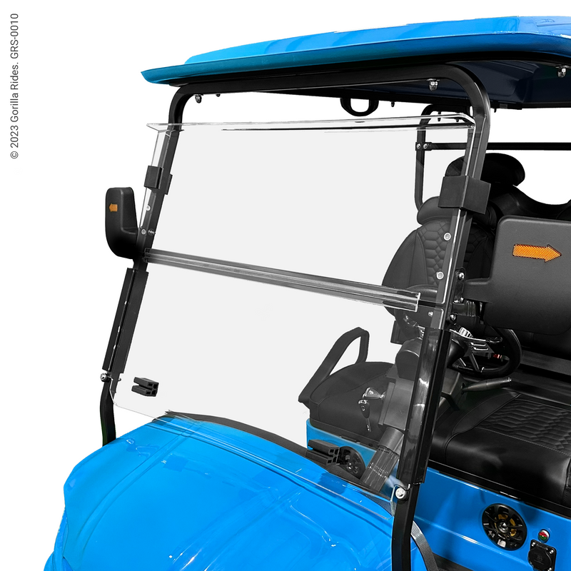 Golf Cart DOT Windshield Clear fits Gorilla Rides EV G  Series, Venom D, Venom G Wagon and Mammoth