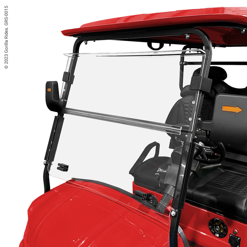 Golf Cart Windshield Clear Fits  Gorilla Rides EV G Series, Venom D, G Wagon Model and Legion EV