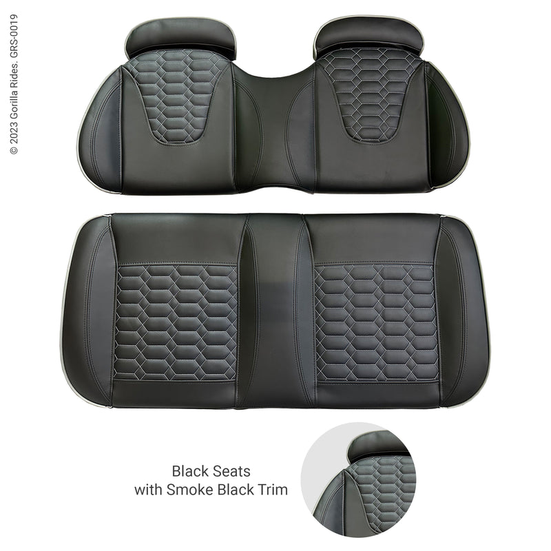 Gorilla G4/X4/V4 Series and Venom D model and G Wagon Model Front Seat Black with Smoke trim