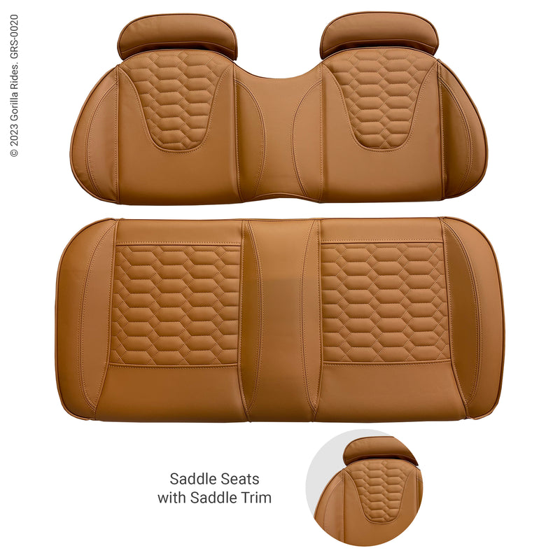 Gorilla G4/X4/V4 Series and Venom D model and G Wagon Model Rear Seat Saddle with Saddle trim