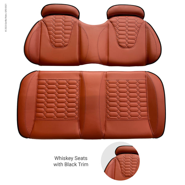 Front Seat Set Whiskey with Black Trim fits Gorilla Rides EV G Series, Venom D, G Wagon Model and Legion EV