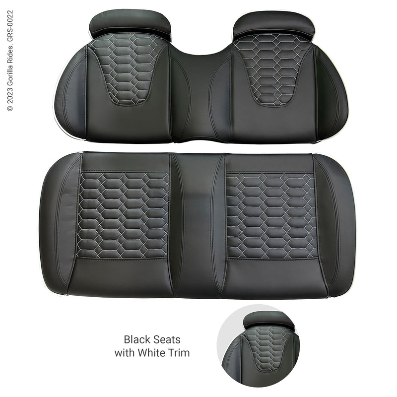 Gorilla G4/X4/V4 Series and Venom D model and G Wagon Model Front Seat Black with White trim