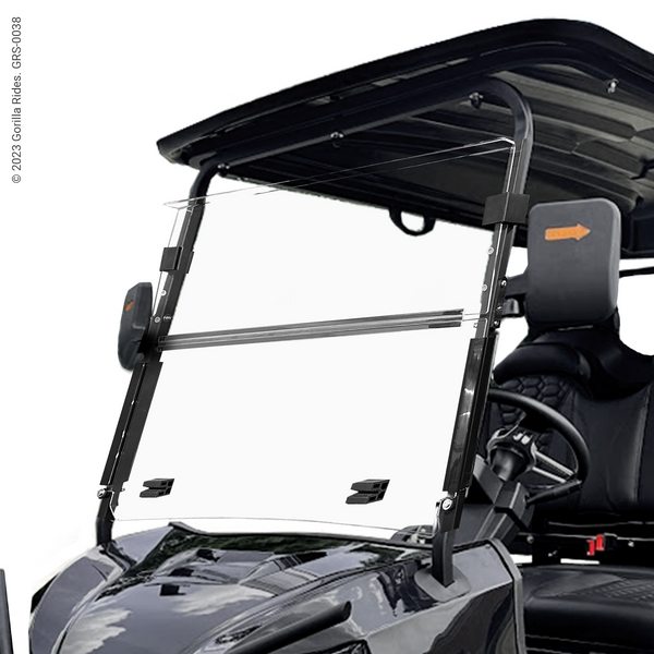 Golf Cart Windshield Clear fits Gorilla Rides EV V Series