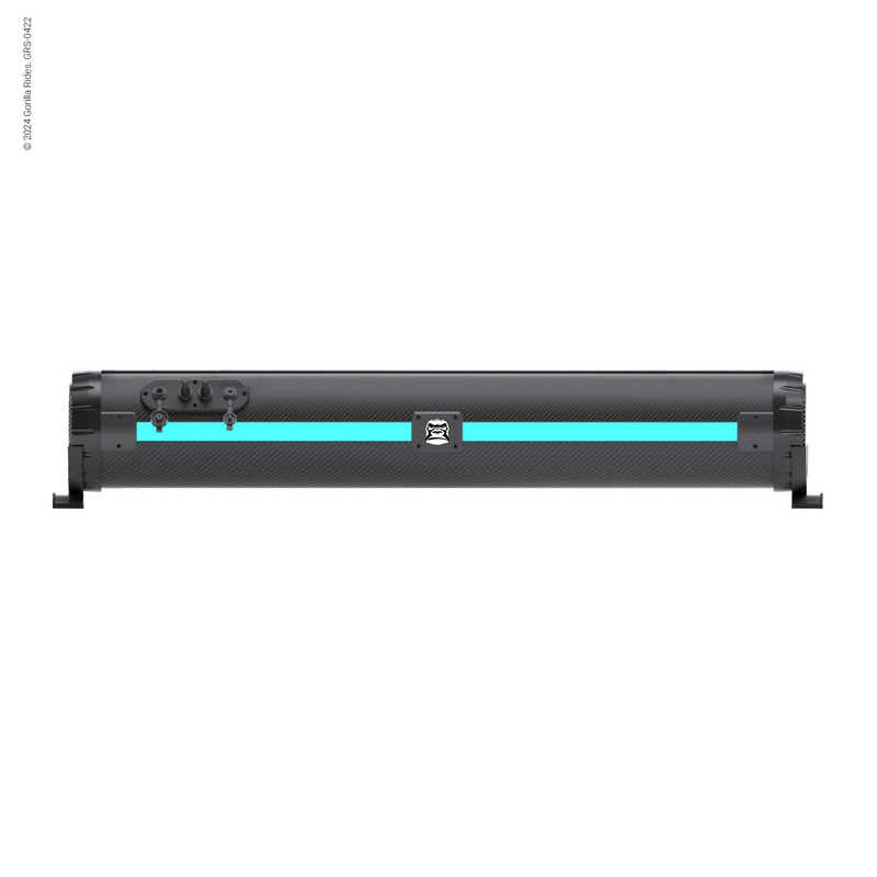 Gorilla Rides EV GS29 500 Watt 29" Bluetooth  Soundbar with a Built in Karaoke Feature, 8 Marine Grade Speakers, LED Party Lights, Waterproof and Mounting Hardware