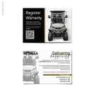Gorilla Rides EV 4"x 6" Warranty Registration Card
