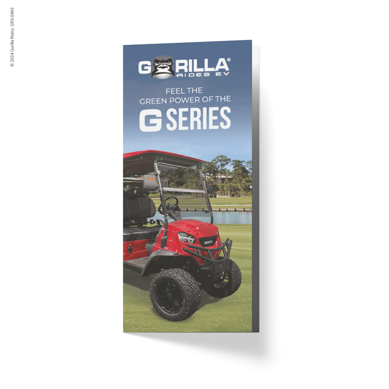 Gorilla Rides EV 8.5 "x 11" G Series Brochure Trifold