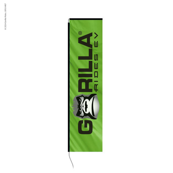 Gorilla Rides EV 12 ft Rectangle Flag 15ft Kit