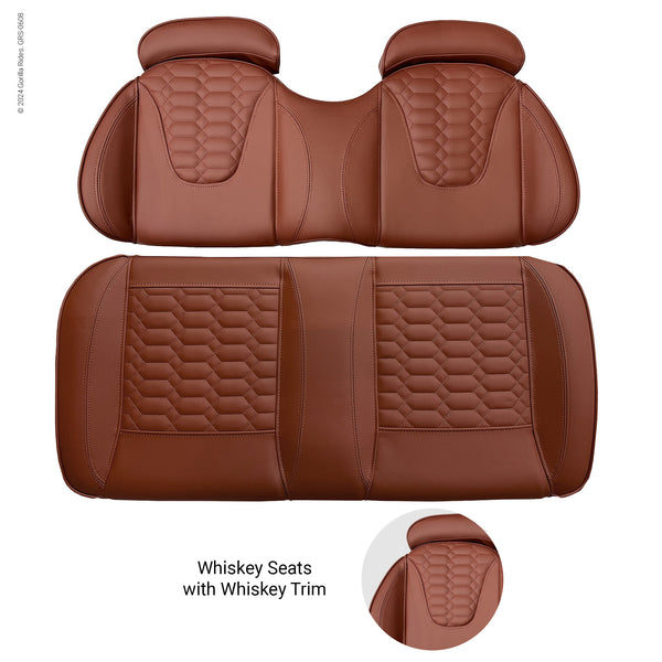 Front Seat Set Whiskey with WhiskeyTrim fits Gorilla Rides EV G Series, Venom D, G Wagon Model and Legion EV