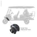 Golf Cart Fender Flare Lifted Driver Front Fits Gorilla Rides EV G Series and Venom D