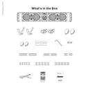 Gorilla Rides EV GS29 500 Watt 29" Bluetooth  Soundbar with a Built in Karaoke Feature, 8 Marine Grade Speakers, LED Party Lights, Waterproof and Mounting Hardware