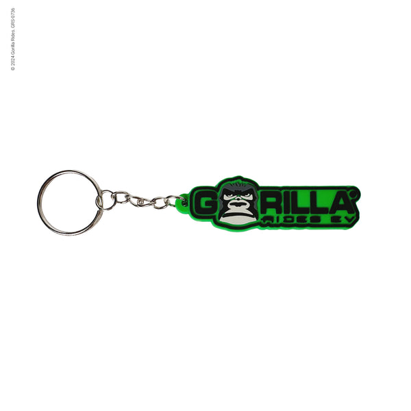 Gorilla Rides EV Keychain