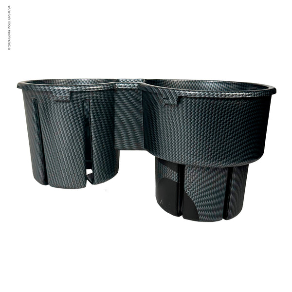 Golf Cart Cup Holders Carbon Fiber Left fits Gorilla Rides G Series & Venom D