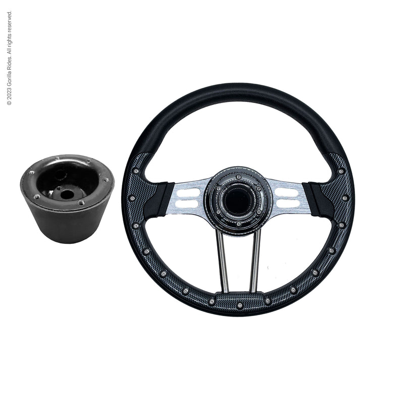 ICON EV - Advanced EV - Gorilla Rides Steering Wheel with Hub Adapter