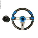 Golf Cart Steering Wheel with Hub Adapter Fits Advanced EV, ICON EV