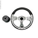 Golf Cart Steering Wheel with Hub Adapter Fits Advanced EV, ICON EV