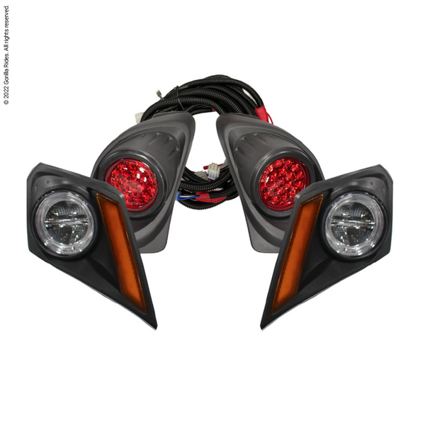 Golf Cart GTW LED Headlight and Taillight Kit Compatible with Yamaha Drive2 (2017-Up)