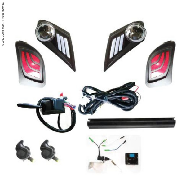 Golf Cart LED Deluxe Street Legal Light Kit Compatible with Yamaha Drive 2 2017-Up