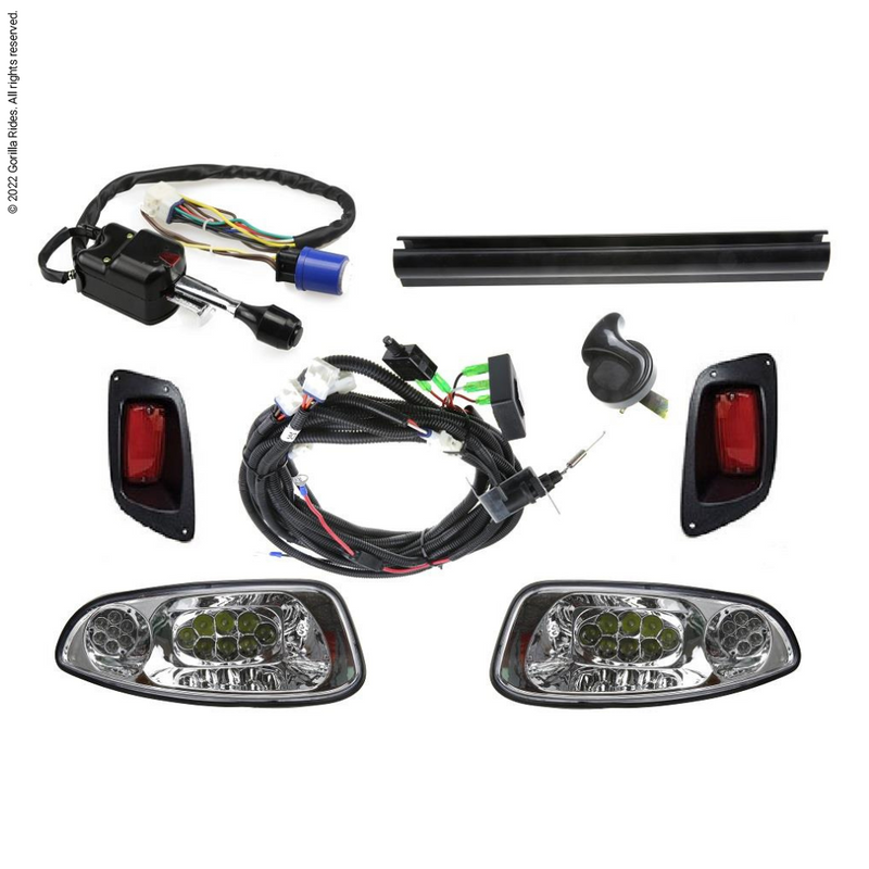 Golf Cart LED Deluxe Light Kit Compatible with EZGO RXV 2016-Up