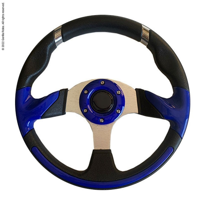 Universal Steering Wheel Dark Blue / Black