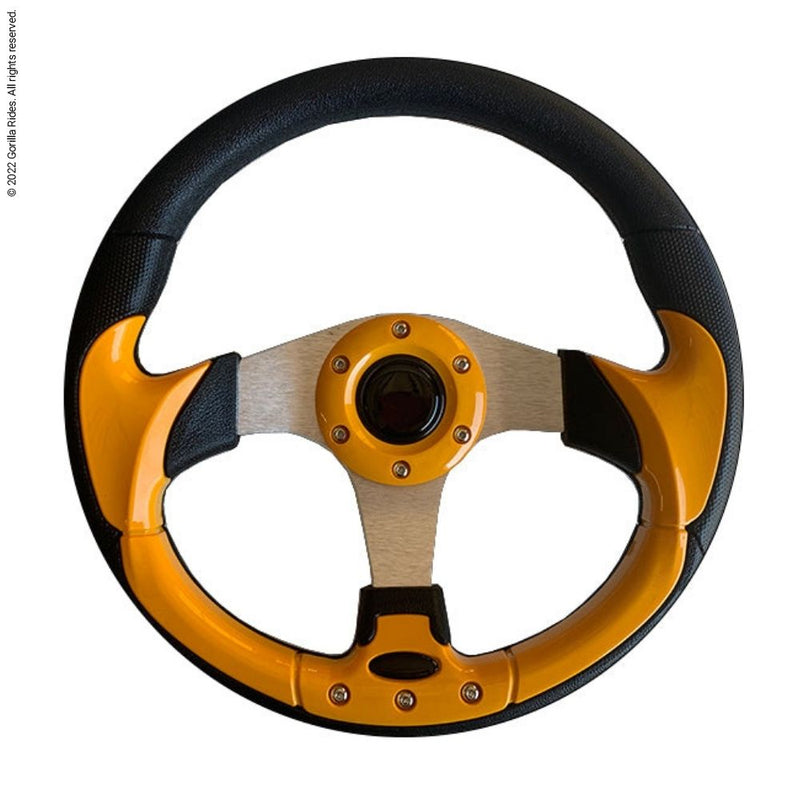 Universal Steering Wheel Yellow/Black